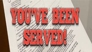 Los Angeles County process server you have been served